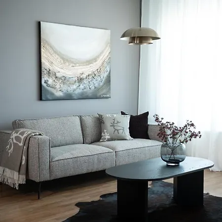 Lägenhet Cozy Downtown With Sauna, Balcony & Parking - Lapnest *