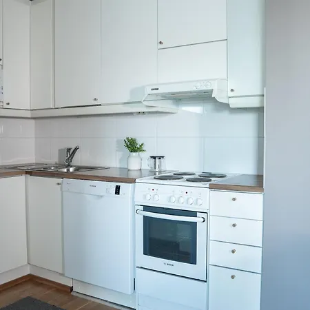 Lägenhet Cozy Downtown With Sauna, Balcony & Parking - Lapnest *