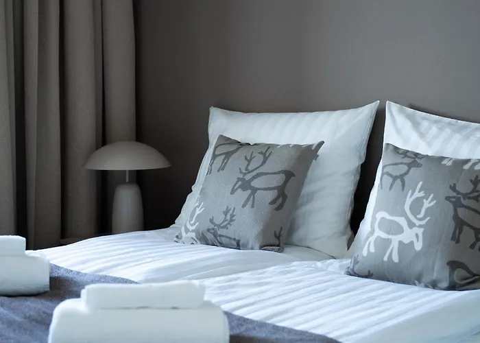 Cozy Downtown With Sauna, Balcony & Parking - Lapnest Apartment Rovaniemi